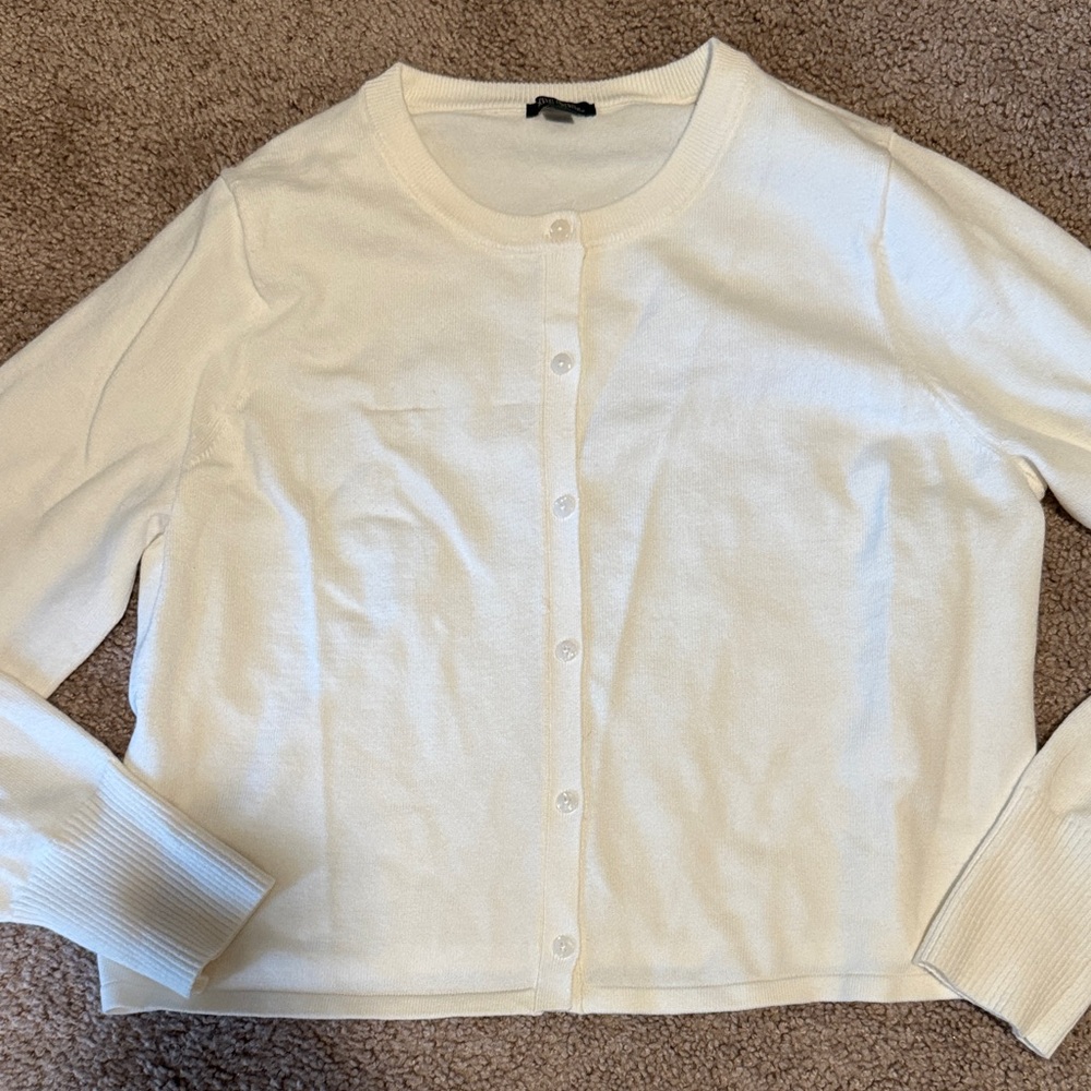 Wild Fable Off-White Button-Up Top